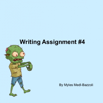 Writing Assignment #4