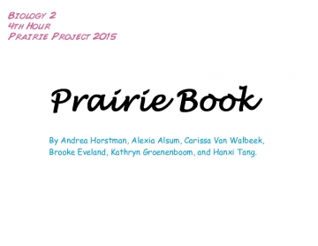 Prairie Book