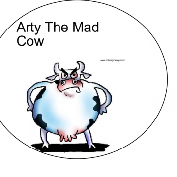 Arty The Mad Cow