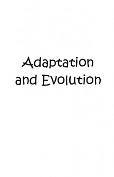 Adaptation and Evolution