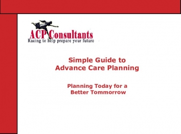 Simple Guide to Advance Care Planning