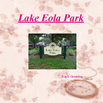 Lake Eola Park