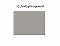 My Family photo Journal