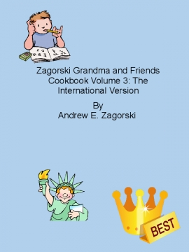 Zagorski Family Cookbook 3rd. Edition