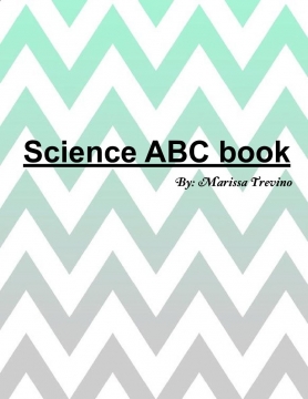Science ABC book