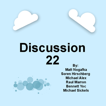 Discussion 22
