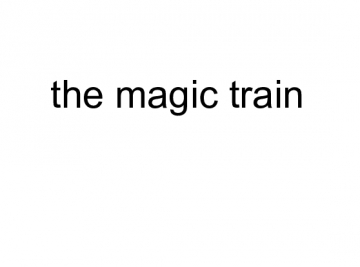 the magic train