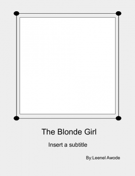 The blonde Girl
