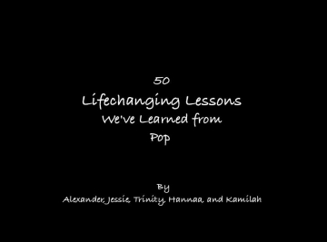 50 Lifechanging Lessons We've Learned From Pop