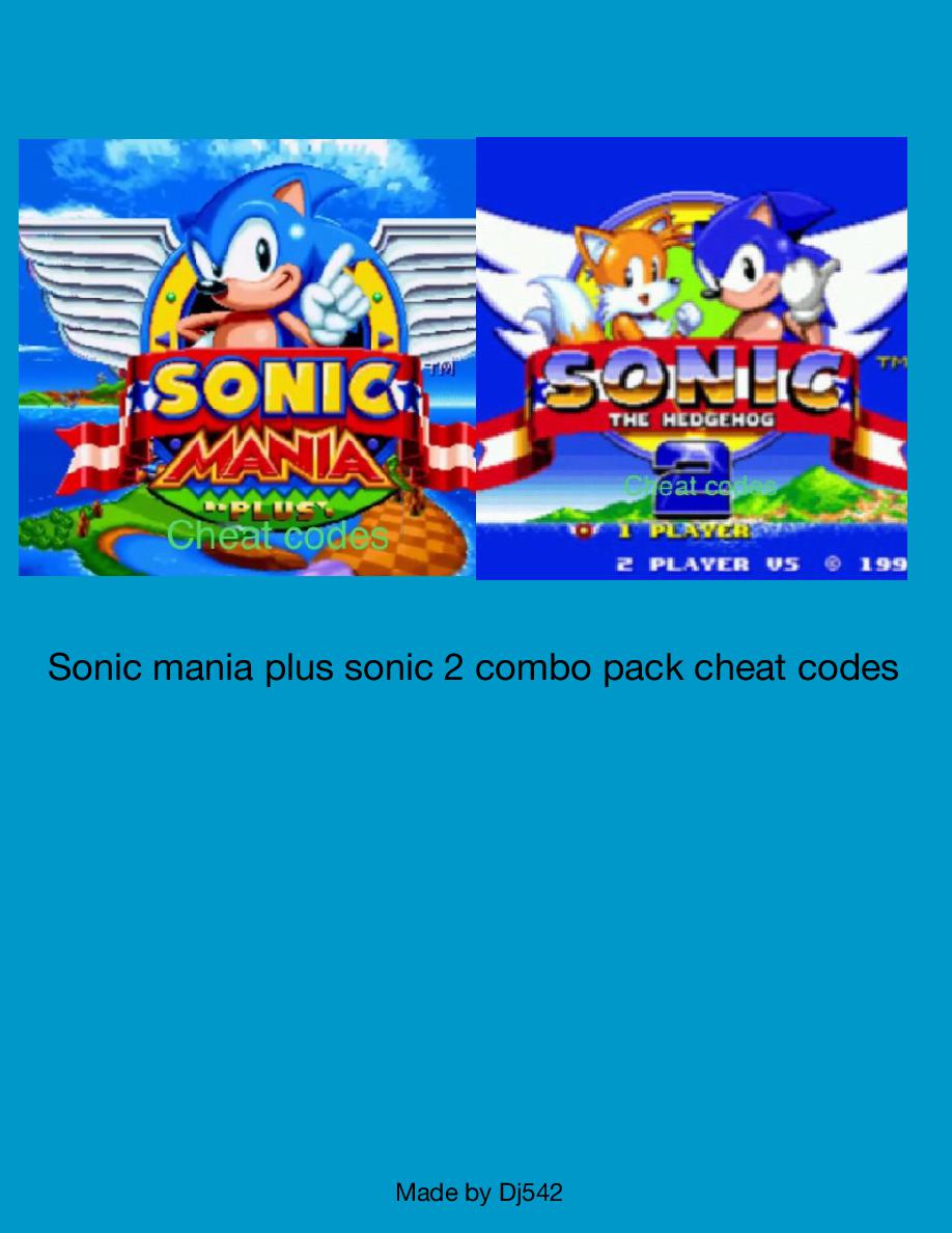 Cheat Codes discovered in Sonic Mania Plus : r/SonicTheHedgehog