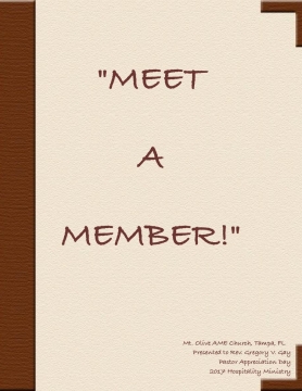 "MEET A MEMBER!"