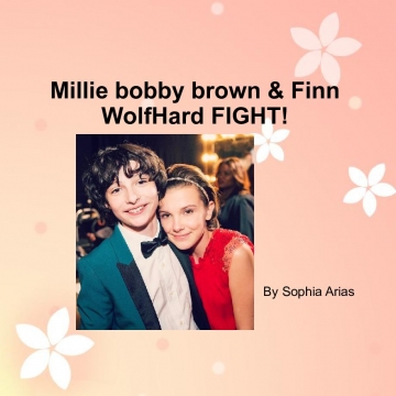 Millie bobby brown & Finn WolfHard fight