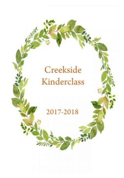 Creekside Kinderclass Yearbook 2017-2018