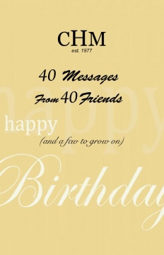 40 birthday messages from 40 friends
