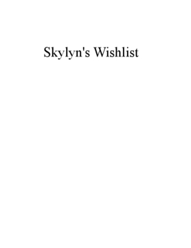 Skylyn's Wishlist