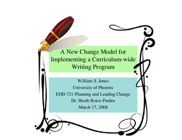 Writing Program