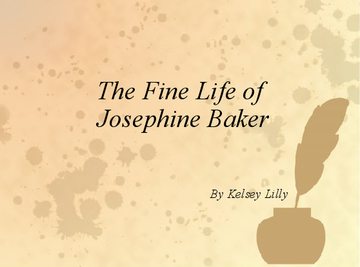 The Fine Life of Josephine Baker