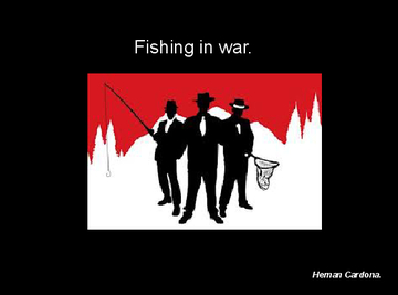 Fishing in war