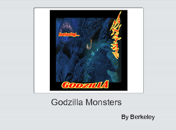 Godzilla monsters