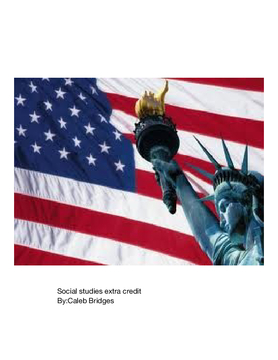 Social studies extra credit