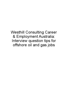 Westhill Consulting Career & Employment Australia