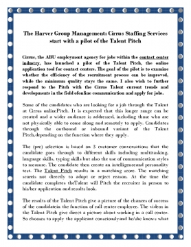 The Harver Group Management