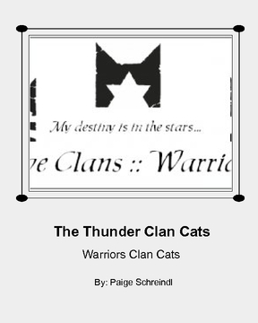 Warriors: Thunder Clan Cats