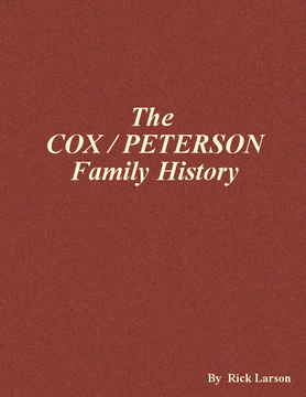 The COX/PETERSON Family History