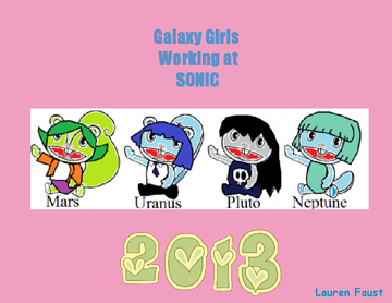 Galaxy Girls Working at Sonic