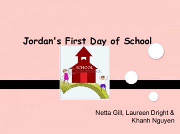 Jordan's First Day of School