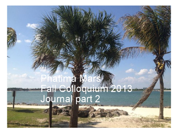 Colloquium journal part 2