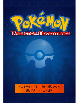 Pokemon Tabletop Adventures: Player's Handbook