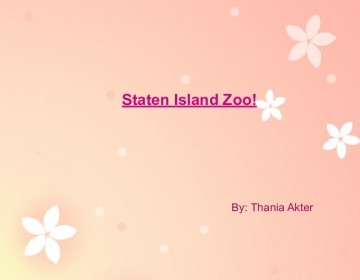 Staten Island Zoo!