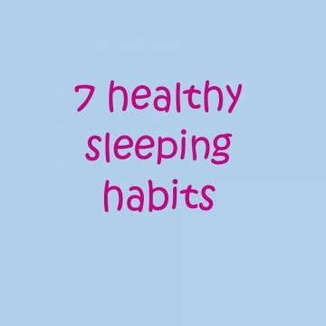 7 healthy habits