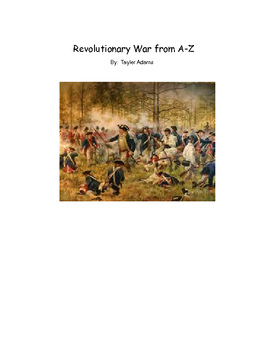 Revolutionary War from A-Z