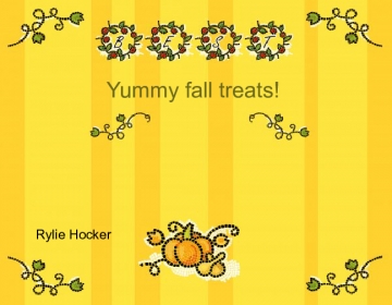 Yummy fall treats!