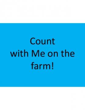 Count With Me on the Farm