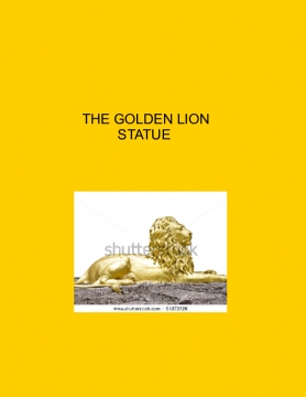 The Golden Lion Statue
