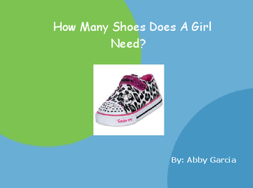 How Many Shoes Does A Girl Need