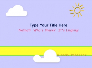 Natnat!  Who's there?  It's Lingling!