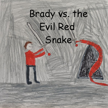 Brady V.S. The Evil Red Snake
