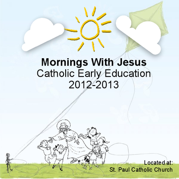 Mornings With Jesus Catholic Early Education