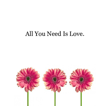 All You Need is Love