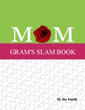Gram's Slam Book