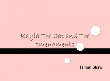 kayla the Cat and the amendments