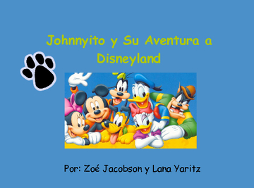 Johnnyito y su aventura a Disneyland