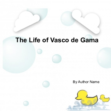 The life of Vasco da Gama
