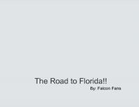 The Road to Florida!!