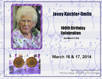 Josey Kuchler-Omlin 100th Birthday
