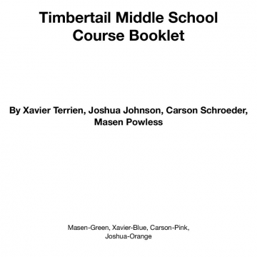 Middle Schools Redone: Timbertail Middle School
